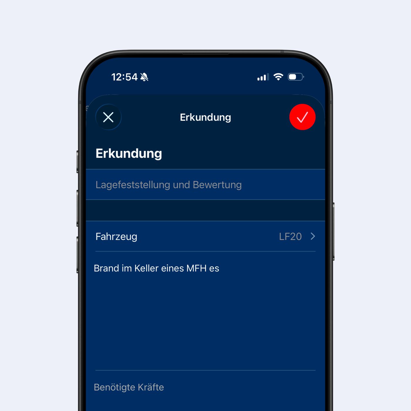 Individuelle Formulare ausfüllen mit der DIVERA 24/7 App