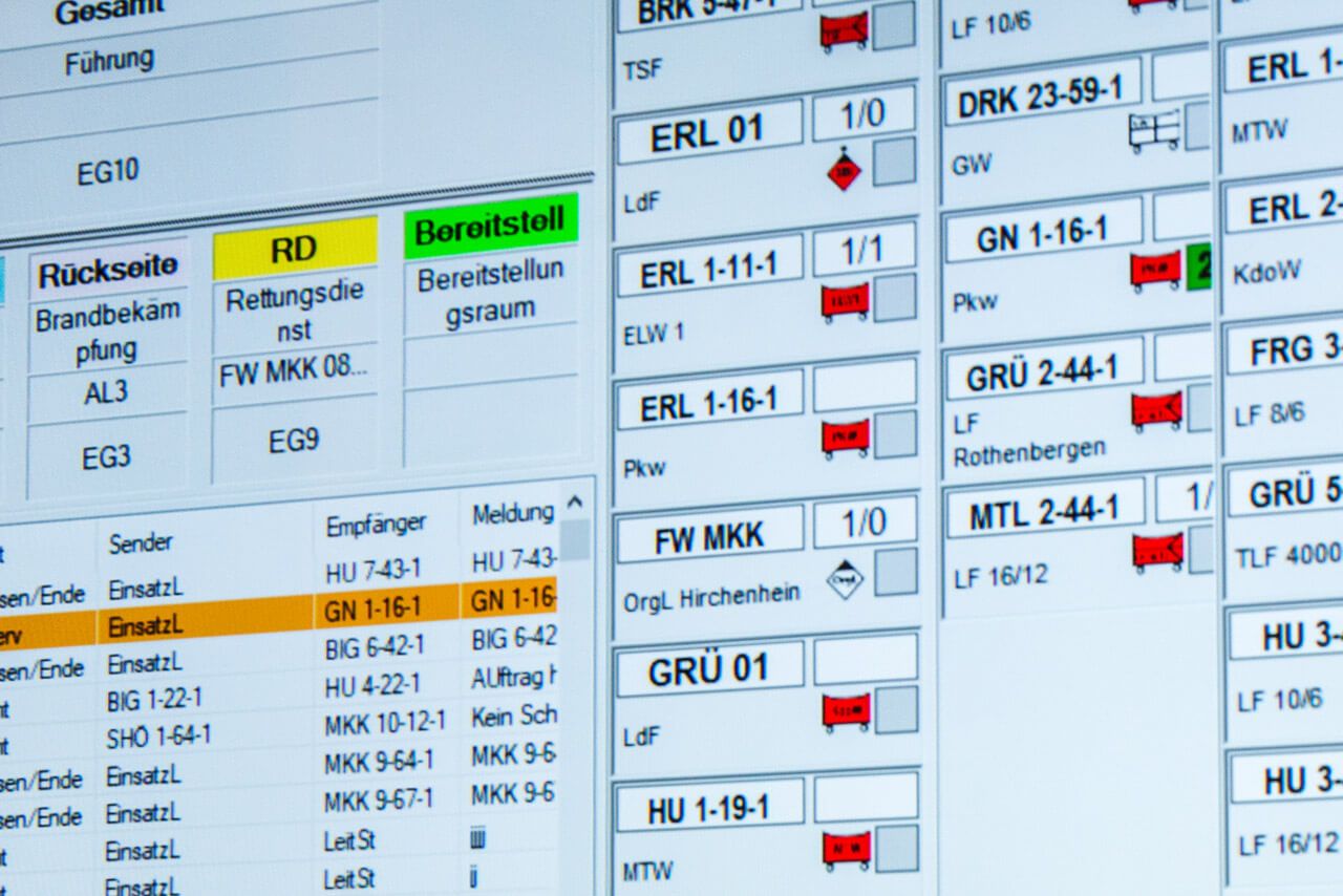 Schnittstelle Feuerwehr Einsatz Lageführung Dokumentation Elion